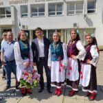 Возложение цветов св.Кириллу и Мефодию